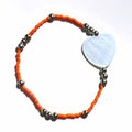 Gilded Love Bracelet in Orange